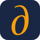 App icon, navy tile, 128 pixels